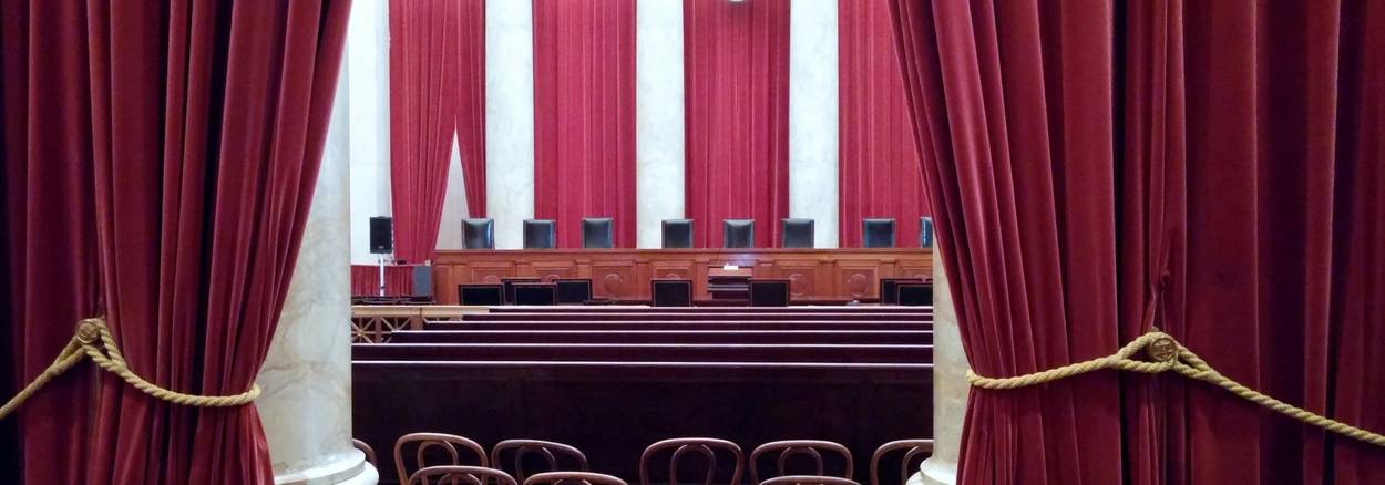 Tenant presenting evidence in a California small-claims courtroom